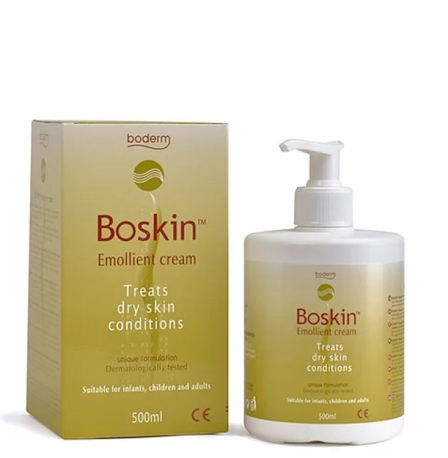 Boderm Boskin™ Emolient Cream Κρέμα Σώματος για την Αντιμετώπιση της Έντονης Ξηροδερμίας 500ml