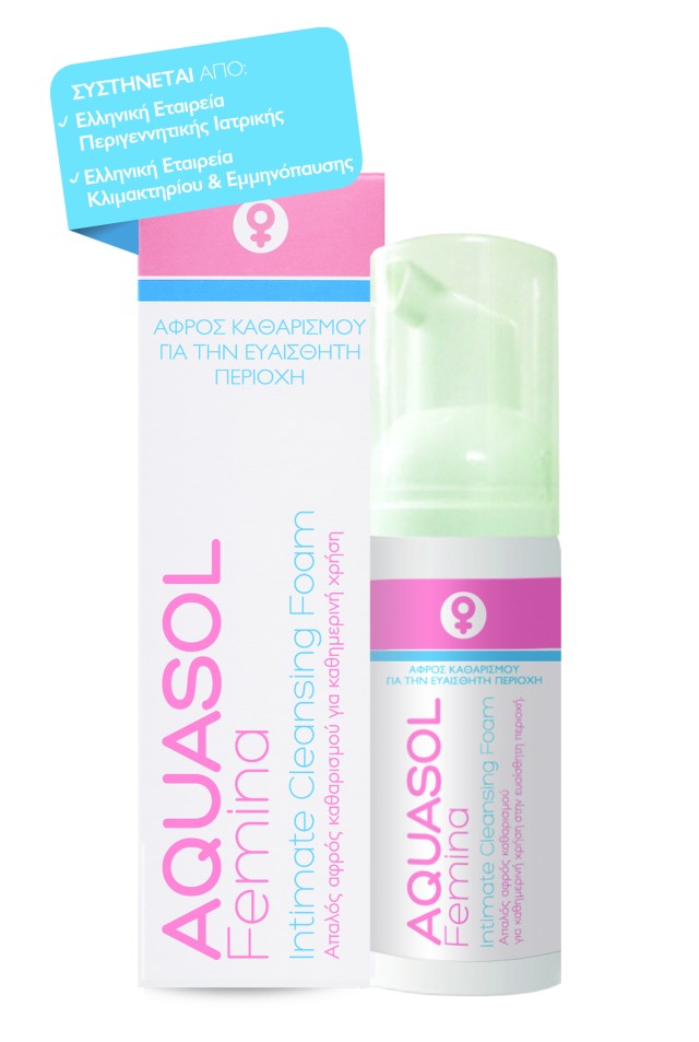 Aquasol Femina Intimate Cleansing Foam Απαλός Αφρός Καθαρισμού για την …