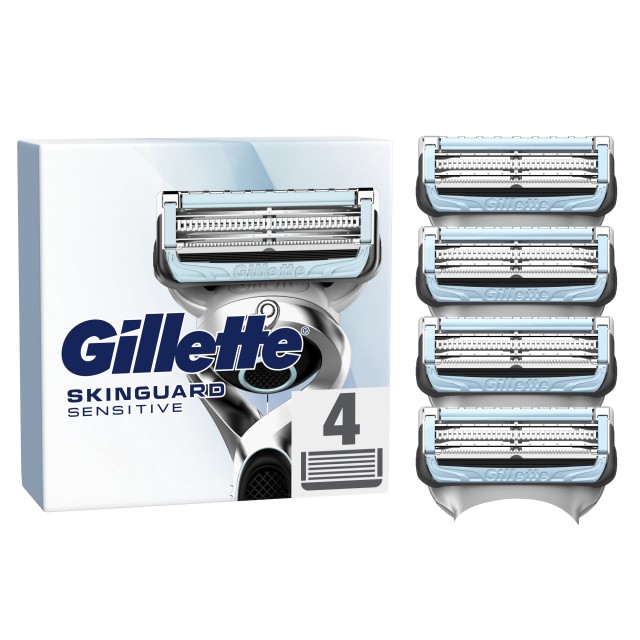 Gillette SkinGuard Sensitive Ανταλλακτικές Κεφαλές Ξυριστικής Μηχανής …