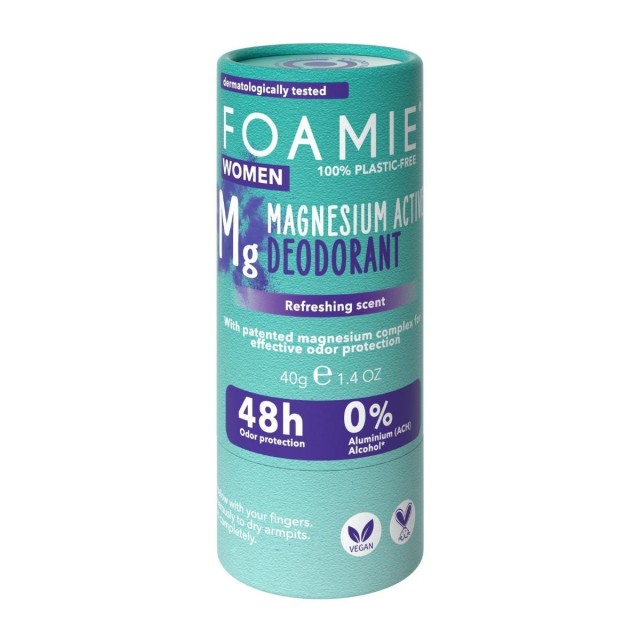 Foamie Solid Deodorant Rain in the Woods Στέρεο Αποσμητικό Στικ με 48ω …