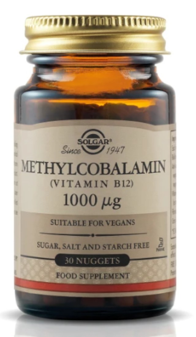 Solgar Methylcobalamin 1000mcg Συμπλήρωμα Διατροφής με Βιταμίνη B12 30 Υπογλώσσια Δισκία Solgar Methylcobalamin 1000mcg Συμπλήρωμα Διατροφής με Βιταμίνη B12 30 …