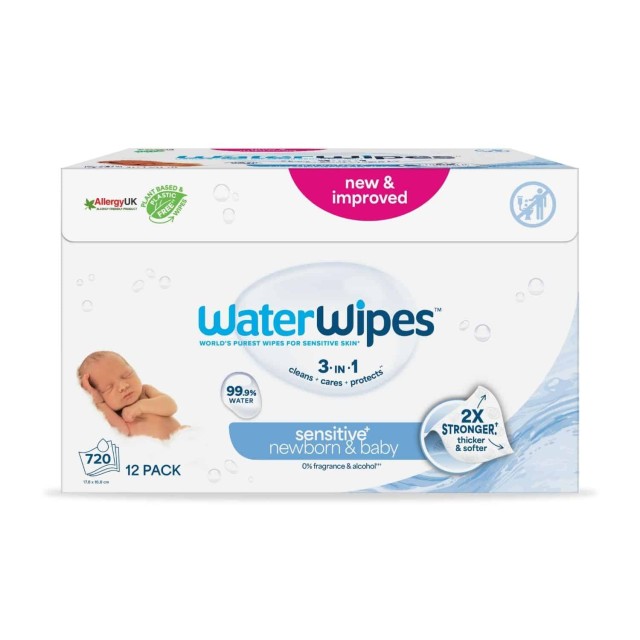WaterWipes Bio Sensitive + Newborn & Baby Μωρομάντηλα με 99,9% Νερό … WaterWipes Bio Sensitive + Newborn & Baby Μωρομάντηλα με 99,9% Νερό …