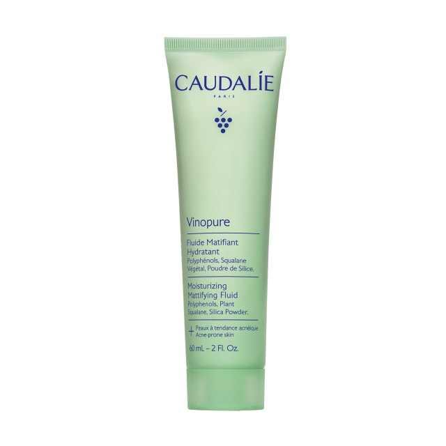 Caudalie Vinopure Moisturizing Mattifying Fluid Λεπτόρρευστη Κρέμα Κατ …