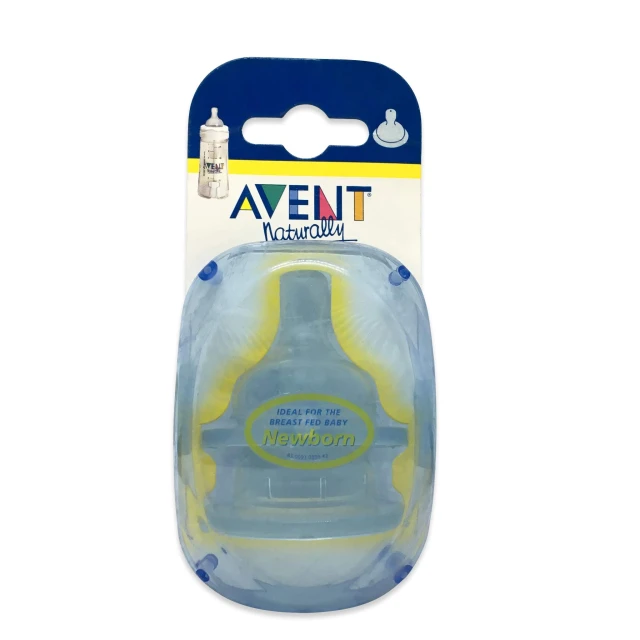 Avent Naturally 2 Silicone Nipples 3m+ [PZN 1400463]