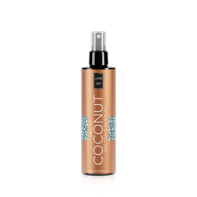 Lavish Care Fruity Coconut Sun Tan & Body Oil Λάδι Σώματος για Έντονο …