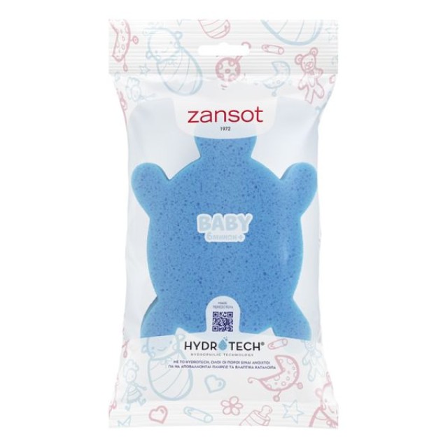 Zan Sot Παιδικό Σφουγγαράκι Γαλάζιο Χελώνα για 12m+ 1 Τεμάχιο [10.332]