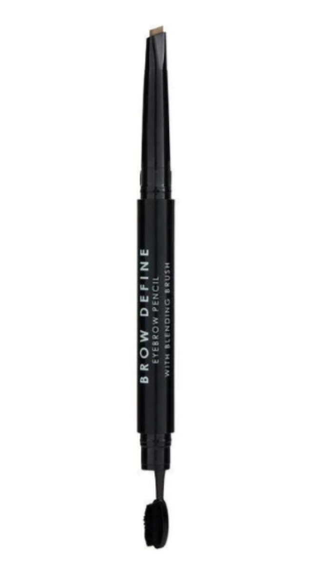 MUA Μολύβι Φρυδιών Ακριβείας Eyebrow Pencil & Blending Brush Light Bro …