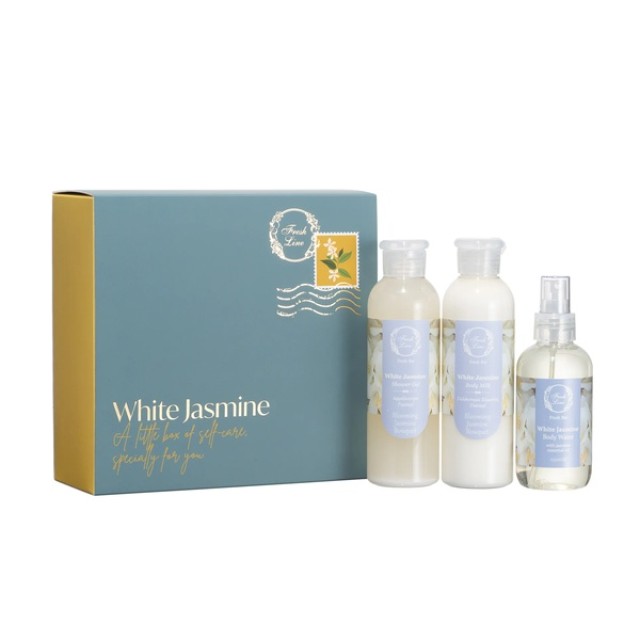 Fresh Line Xmas PROMO White Jasmine Αφρόλουτρο 200ml & Γαλάκτωμα … Fresh Line Xmas PROMO White Jasmine Αφρόλουτρο 200ml & Γαλάκτωμα …