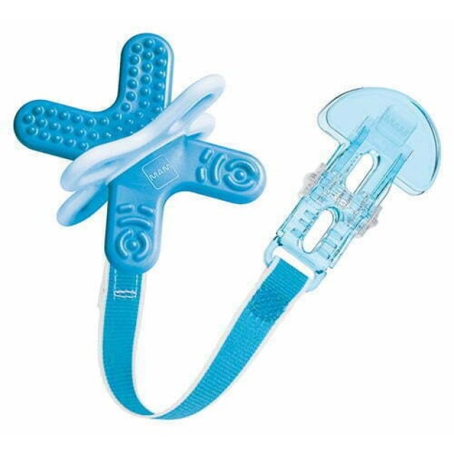 Mam Bite & Relax Στάδιο 2 & Clip Πολυκρίκος Οδοντοφυΐας Μπλε 4m+, 1 &hellip;