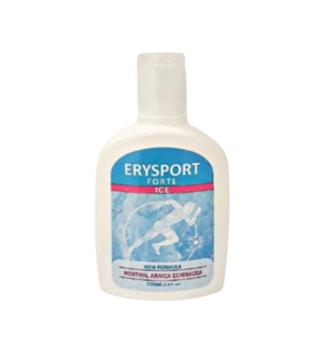 Erysport Forte Ice Menthol Arnica Echinacea Κρέμα Τζελ Κρυοθεραπείας με Μενθόλη, Άρνικα και  Εχινάκεια 100ml