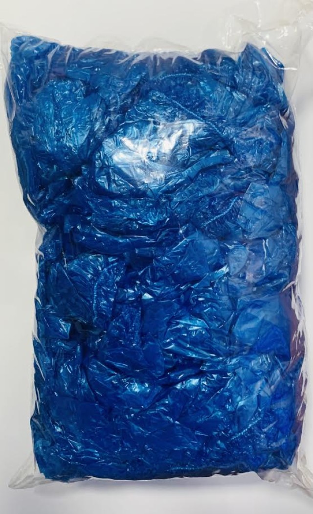 Ποδονάρια Πλαστικά Μίας Χρήσεως Μπλε 100 Τεμάχια Ανά Σακουλάκι