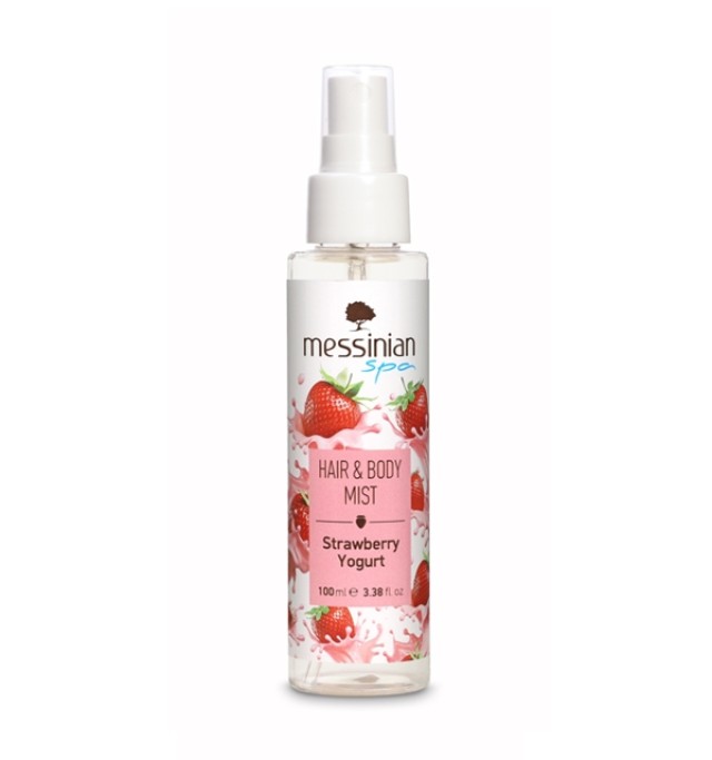 Messinian Spa Strawberry Yogurt Hair & Body Ενυδατικό Mist για Μαλλιά …