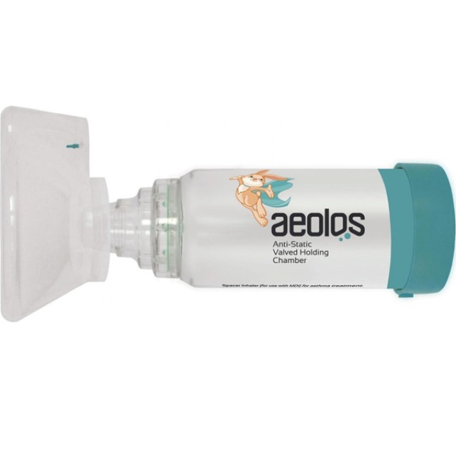 Aeolos Αεροθάλαμος Εισπνοών 0-18 Μηνών (Μάσκα + Επιστόμιο) 1 Τεμάχιο Aeolos Αεροθάλαμος Εισπνοών 0-18 Μηνών (Μάσκα + Επιστόμιο) 1 Τεμάχιο
