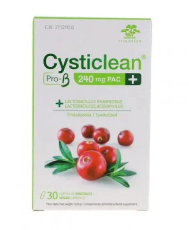 Vita Green Cysticlean Pro B 240mg PAC+ Συμπλήρωμα Διατροφής με Ξηρό Εκ … Vita Green Cysticlean Pro B 240mg PAC+ Συμπλήρωμα Διατροφής με Ξηρό Εκ …