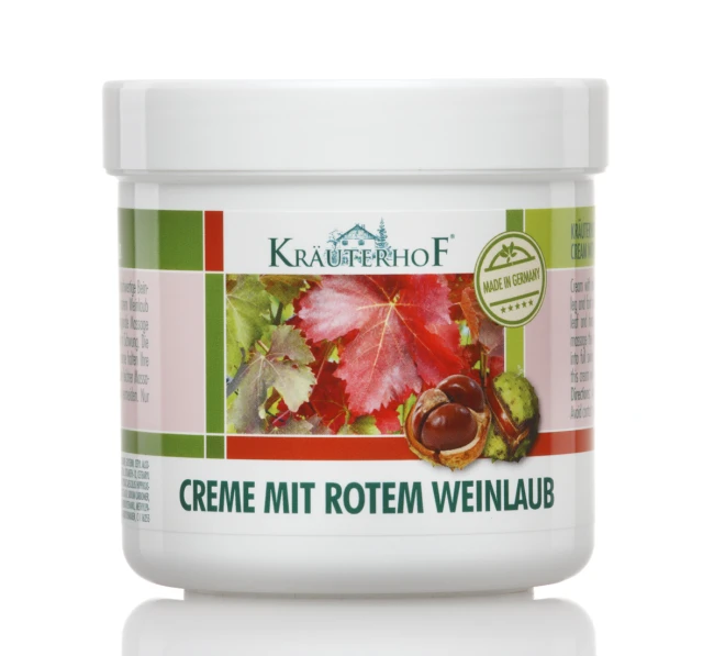 Krauterhof Foot Cream with Horse Chestnut & Red Grape Leaves 250ml Krauterhof Foot Cream with Horse Chestnut & Red Grape Leaves 250ml