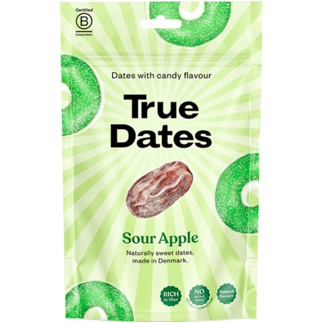 True Dates Φυσικοί Χουρμάδες με Γεύση Ξινόμηλο Χωρίς Ζάχαρη 100gr True Dates Φυσικοί Χουρμάδες με Γεύση Ξινόμηλο Χωρίς Ζάχαρη 100gr