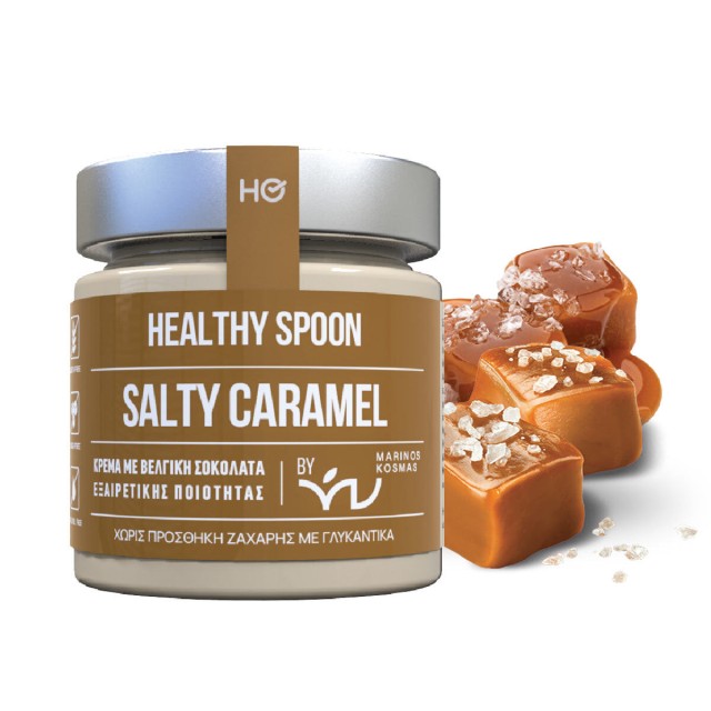 Healthy Spoon Salty Caramel Γλυκιά Κρέμα με Γεύση Αλμυρή Καραμέλα Χωρίς Ζάχαρη & Γλουτένη 200gr