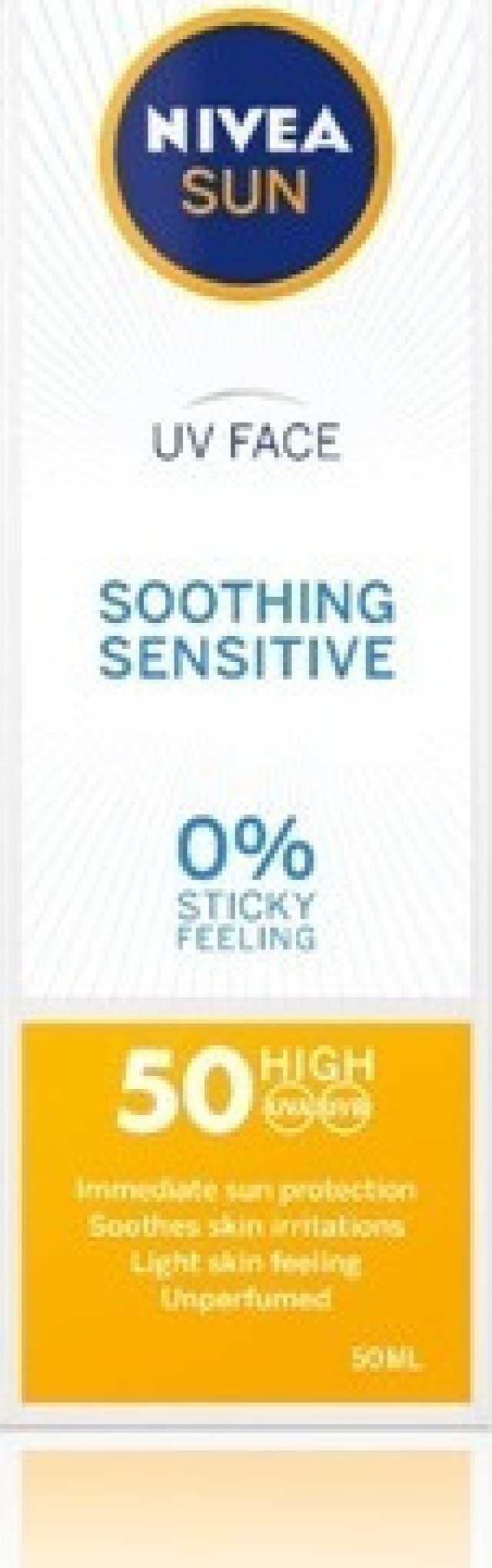 Nivea Sun Face Cream Sensitive Sun Allergy Protection SPF50 Αντηλιακή Κρέμα Προσώπου Χωρίς Άρωμα 50ml