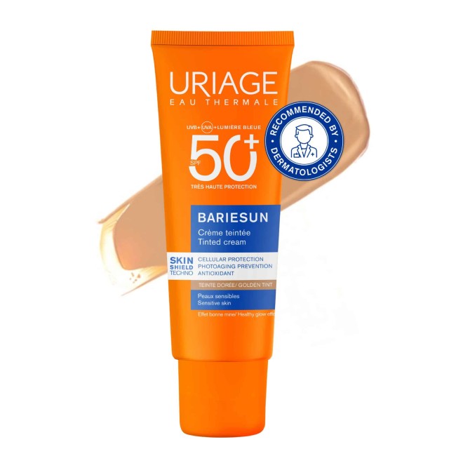Uriage Bariésun SPF50+ Golden Tint Cream Αντηλιακό Προσώπου με Χρώμα Κ &hellip;