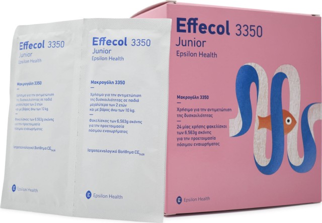Epsilon Health Effecol 3350 Παιδικό Συμπλήρωμα για την Δυσκοιλιότητα 24 Φακελάκια