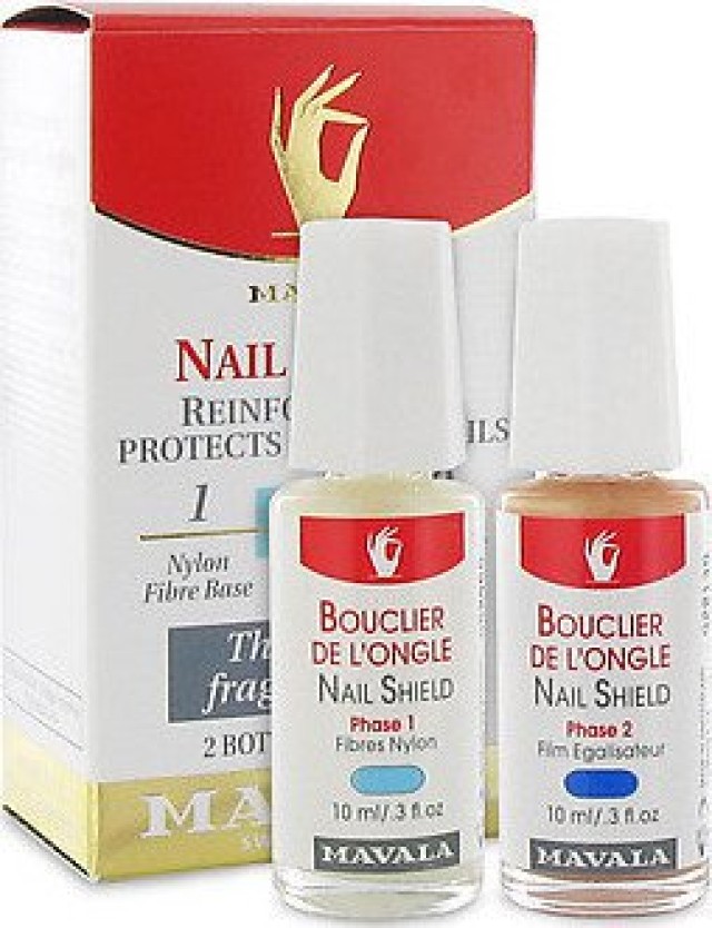 Mavala Nail Shield Set Σύστημα 2 Φάσεων Αποτελείτε από 2 Φιαλίδια 2x10 …