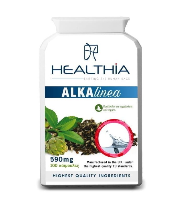Healthia Alkalinea 590mg, Συμπλήρωμα Διατροφής για Αλκαλοποίηση & Αποτ &hellip;