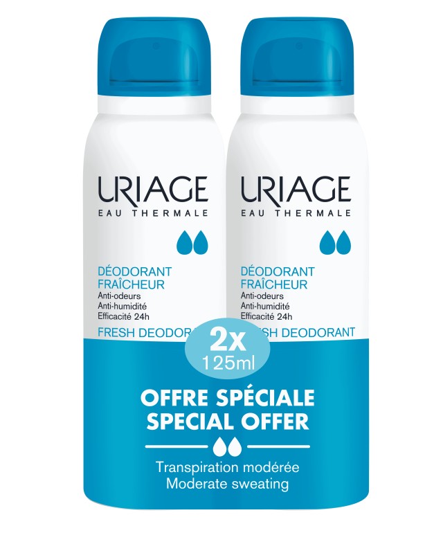 Uriage PROMO Deodorant Fresh Spray Αποσμητικό Αναζωογόνησης 24ωρη Δράσ …