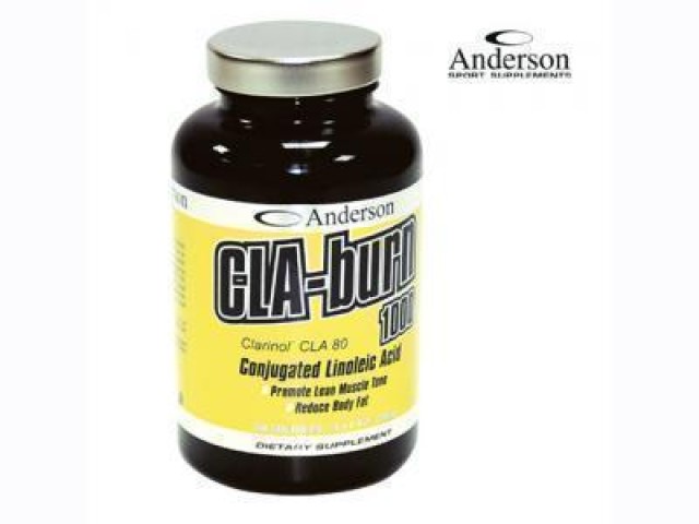 Anderson CLA Burn 1000 Nutrition Supplement for Fat Metabolism 60 Soft Capsules