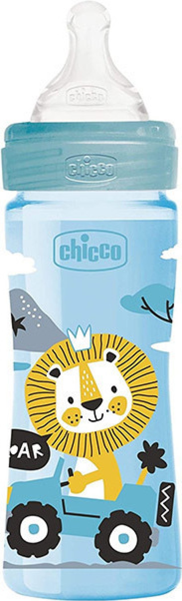 Chicco Well Being Πλαστικό Μπιμπερό με Σχέδια και Θηλή Σιλικόνης Μέτρι … Chicco Well Being Πλαστικό Μπιμπερό με Σχέδια και Θηλή Σιλικόνης Μέτρι …