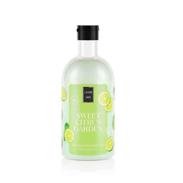 Lavish Care Sweet Citrus Garden Bath & Shower Αφρόλουτρο Gel με Άρωμα Εσπεριδοειδών 500ml