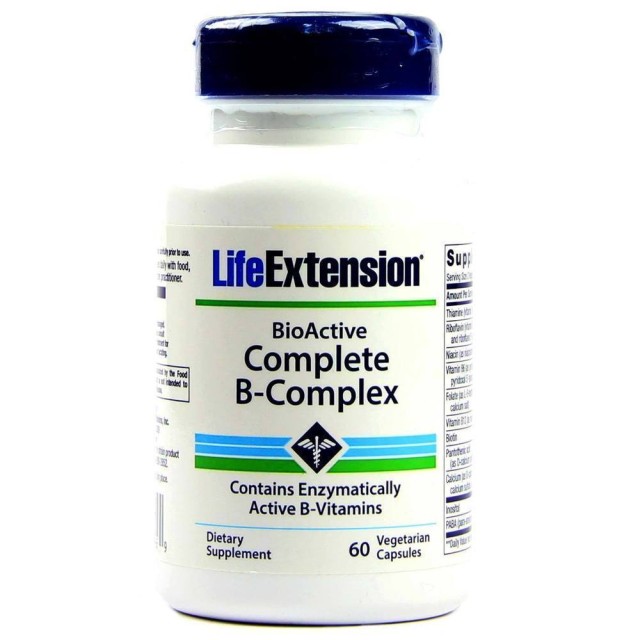 Life Extension Complete B Complex 60 Φυτικές Κάψουλες