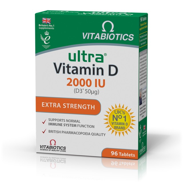 Vitabiotics Ultra Vitamin D 2000IU για την Υγεία Οστών, Δοντιών, Μυών … Vitabiotics Ultra Vitamin D 2000IU για την Υγεία Οστών, Δοντιών, Μυών …