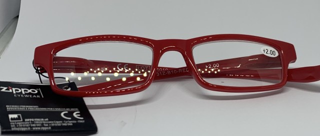 Zippo Γυαλιά Πρεσβυωπίας Κοκάλινα Χρώμα:Κόκκινο [31Z-B10-RED200] +2.00