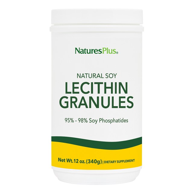 Natures Plus Lecithin Granules Συμπλήρωμα Διατροφής με Λεκιθίνη 340gr