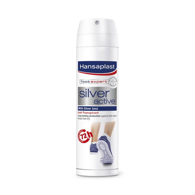 Hansaplast Antibacterial Silver Spray Σπρέι Ποδιών 150ml Hansaplast Antibacterial Silver Spray Σπρέι Ποδιών 150ml