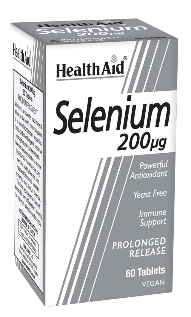 Health Aid Selenium 200μg Συμπλήρωμα Διατροφής Με Αντιοξειδωτική Δράση &hellip;