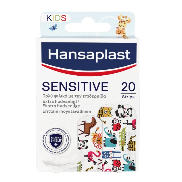Hansaplast Sensitive Kids Αυτοκόλλητα Επιθέματα Animals για Παιδιά 20 …