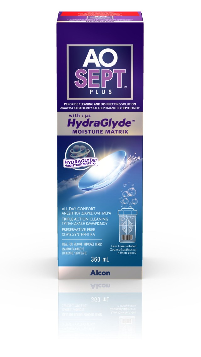 Alcon AO Sept Plus Διάλυμα Φακών Επαφής 360ml