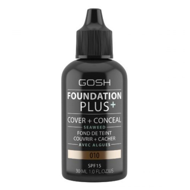 Gosh Foundation Plus+ Tan 10, 30ml