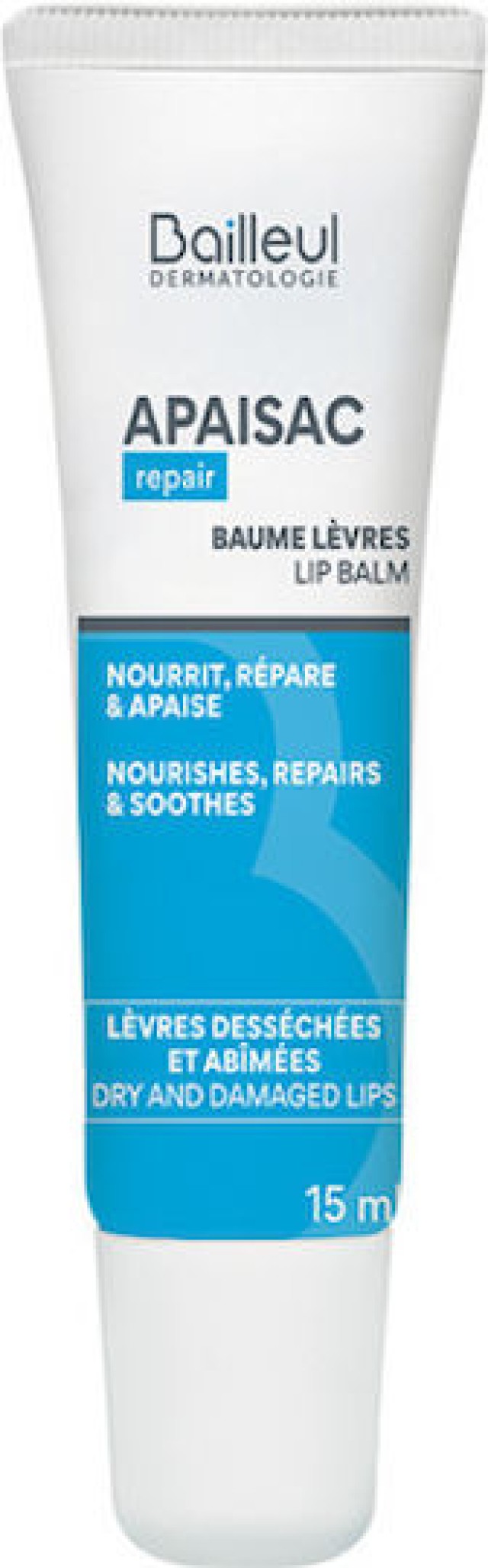 Biorga Apaisac Baume Levres Επανορθωτικό Lipbalm Για Τα Χείλη 15ml