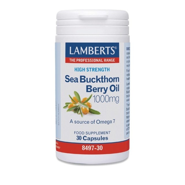 Lamberts Sea Buckthorn Berry Oil 1000mg Συμπλήρωμα Ιπποφαές για την Εν …