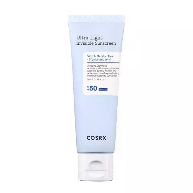 COSRX Ultra Light Invisible SPF50 PA++++ Αντηλιακή Κρέμα Προσώπου Υψηλ … COSRX Ultra Light Invisible SPF50 PA++++ Αντηλιακή Κρέμα Προσώπου Υψηλ …