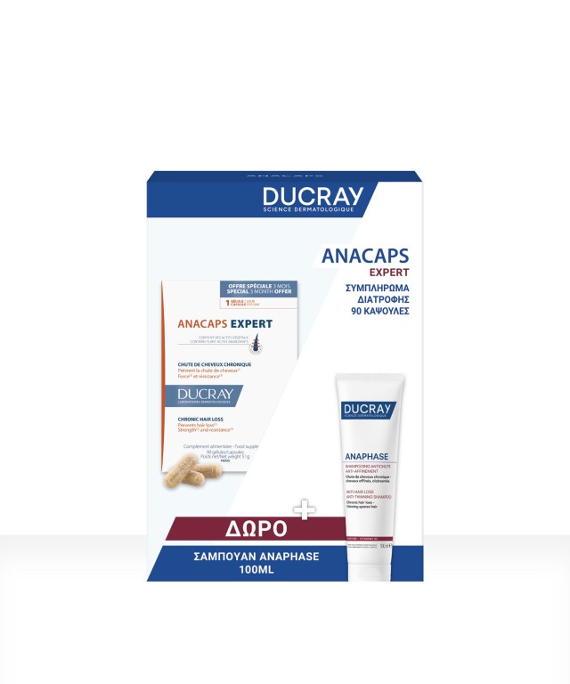 Ducray PROMO Anacaps Expert Συμπλήρωμα Διατροφής που Προτείνεται για &hellip;
