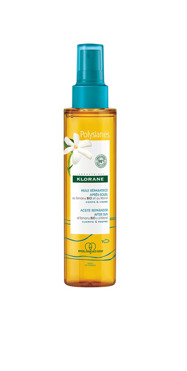 Klorane Polysianes After Sun Dry Oil Έλαιο Επανόρθωσης για Μετά τον Ήλ …