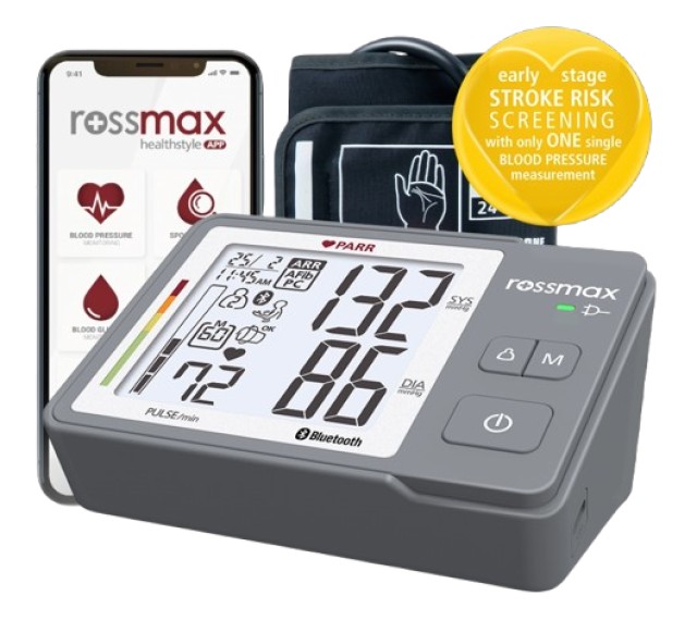 RossMax Z5 PARR Ψηφιακό Πιεσόμετρο με Ανίχνευση Αρρυθμίας & Κολπικής Μ &hellip;
