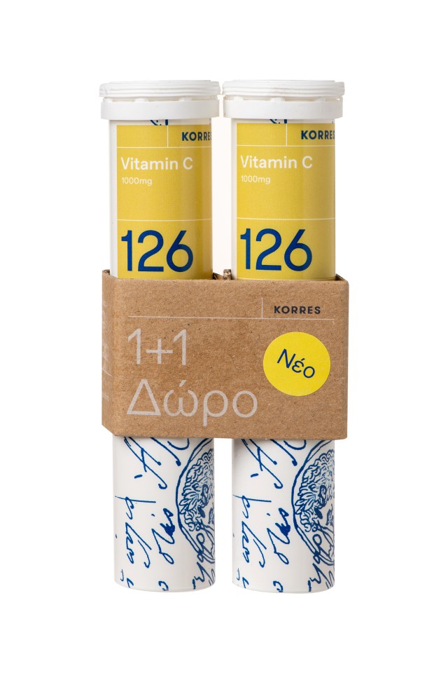 Korres PROMO 126 Vitamin C 1000mg Συμπλήρωμα Διατροφής για Ενίσχυση το …