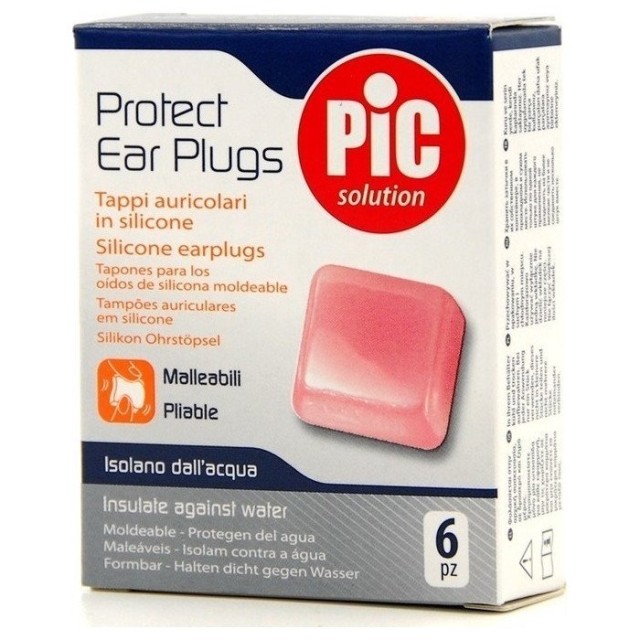 Pic Protect Ear Plugs Silicone Ωτοασπίδες Σιλικόνης, 6τμχ Pic Protect Ear Plugs Silicone Ωτοασπίδες Σιλικόνης, 6τμχ