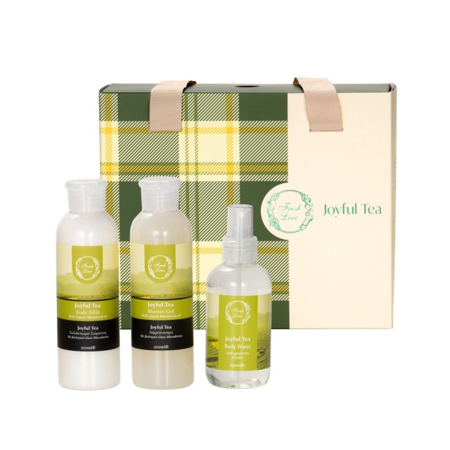 Fresh Line PROMO Joyful Tea Αφρόλουτρο 200ml & Γαλάκτωμα Σώματος 200ml &hellip;