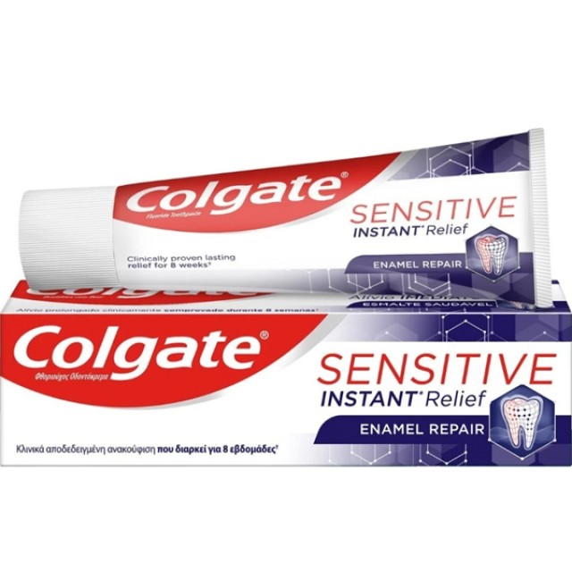 Colgate Instant Relief Enamel Repair Οδοντόκρεμα για Ευαίσθητα Δόντια … Colgate Instant Relief Enamel Repair Οδοντόκρεμα για Ευαίσθητα Δόντια …