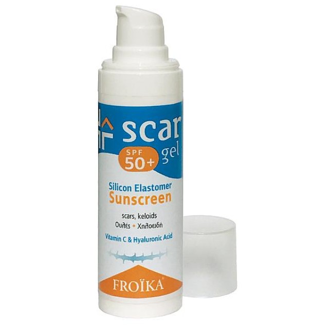 Froika Scar Gel SPF50+ Αντηλιακό Gel Σιλικόνης με Δράση Κατά των &hellip;